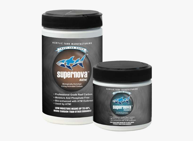 Atm Supernova Living Carbon - Atm Supernova Carbon Freshwater 16oz, transparent png download