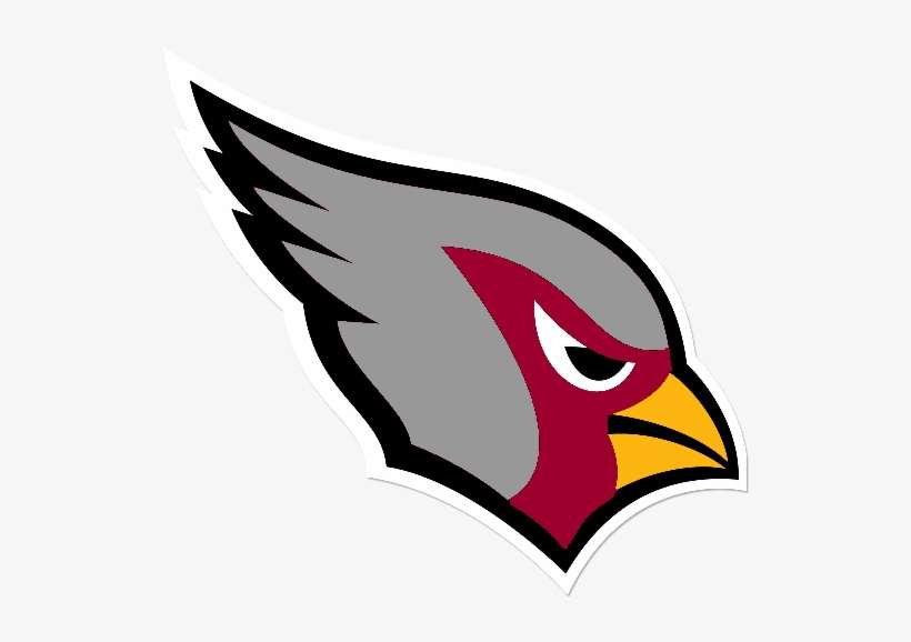 "desert Cardinal" Arizona Logo Variation - Arizona Cardinals Black And White, transparent png download