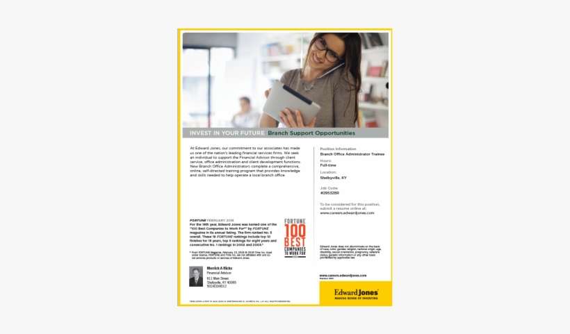 Edward Jones Financial Advisor, Aams - Businessperson, transparent png download