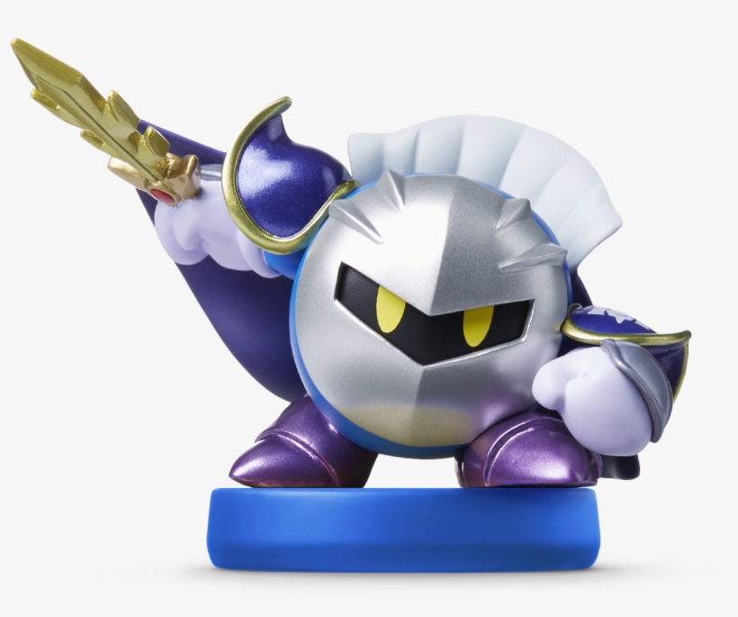 Meta Knight - Meta Knight Amiibo Kirby Series, transparent png download