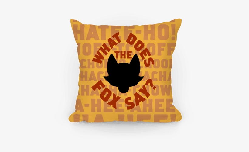 What Does The Fox Say Pillow - Internet Meme, transparent png download
