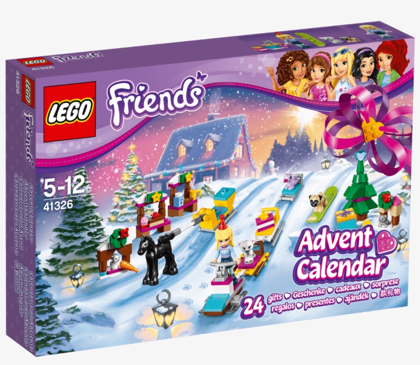 Lego Friends Advent Calendar - 41326 Lego Friends Advent Calendar 2017, transparent png download