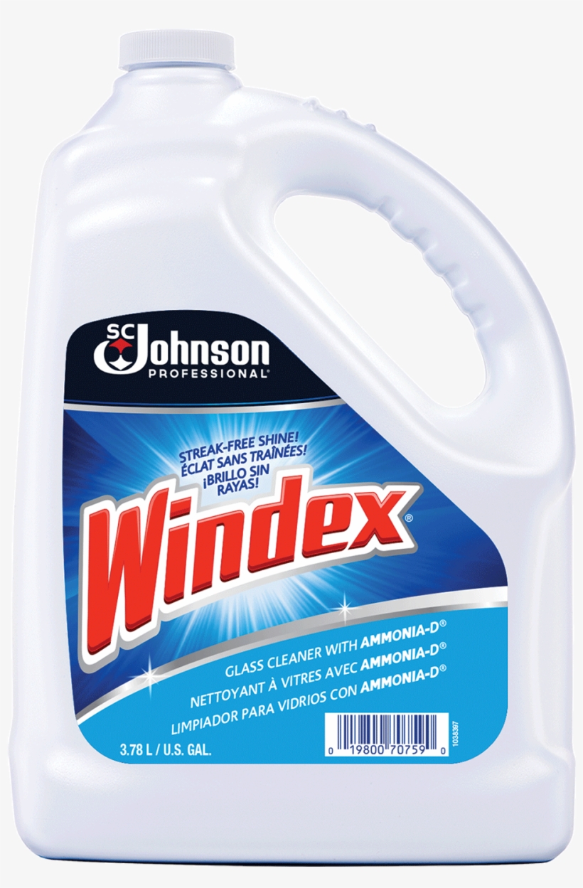 Scj-pro Windexblue Gal - Glass Cleaner, transparent png download
