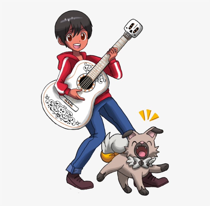 Miguel With His Rockruff Named Piedra By Pavlover-dc0goun, transparent png download
