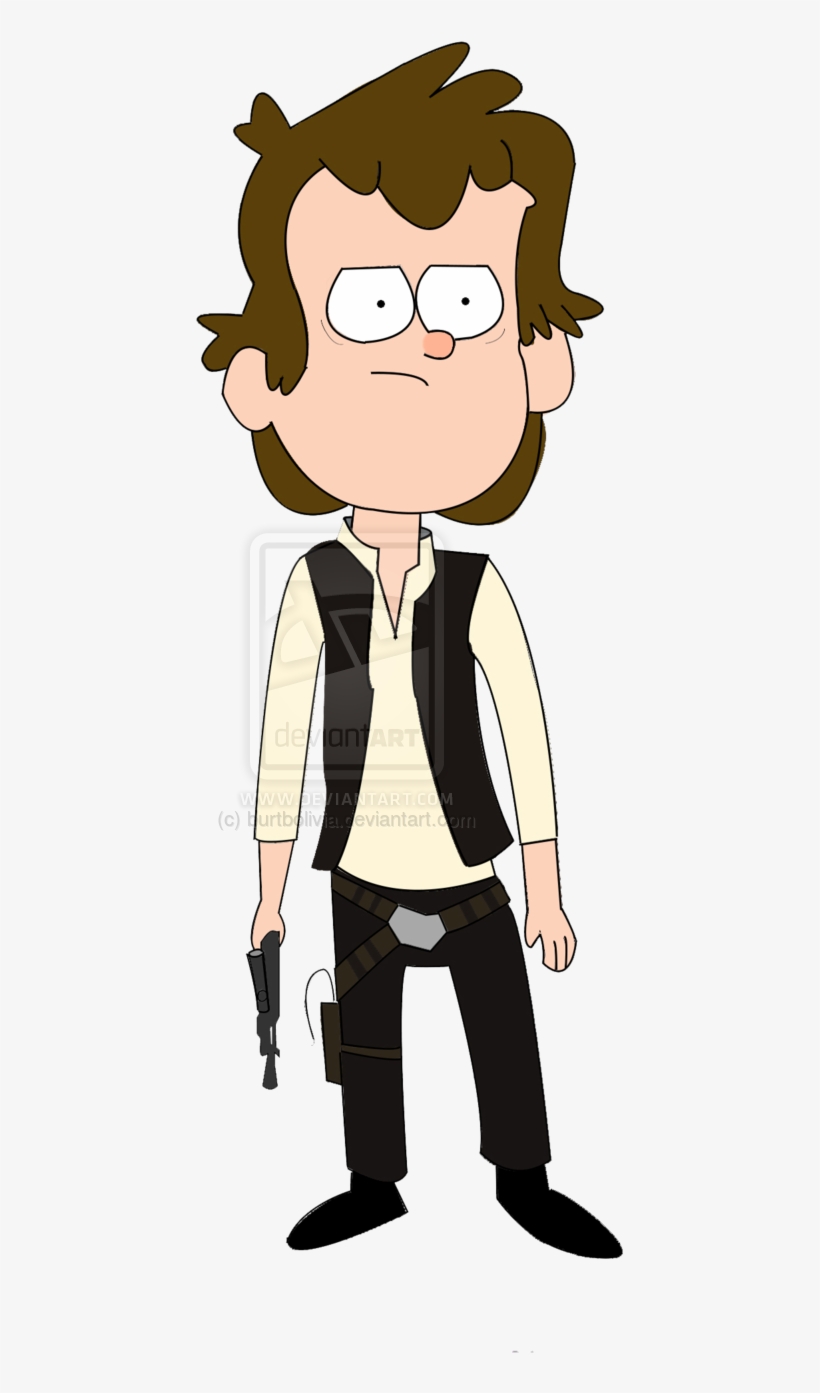 Han Solo Cartoon Drawing, transparent png download