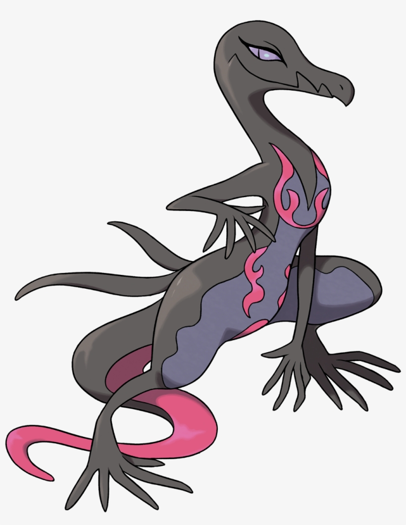 Photos Via Bulbapedia - Pokemon Ultra Sun Salazzle, transparent png download