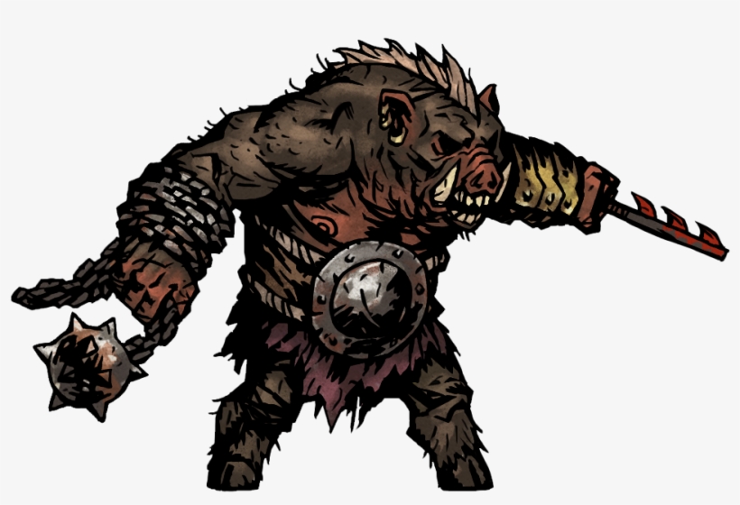 View Samegoogleiqdbsaucenao Swine Chopper[1] , - Darkest Dungeon Swine Chopper, transparent png download