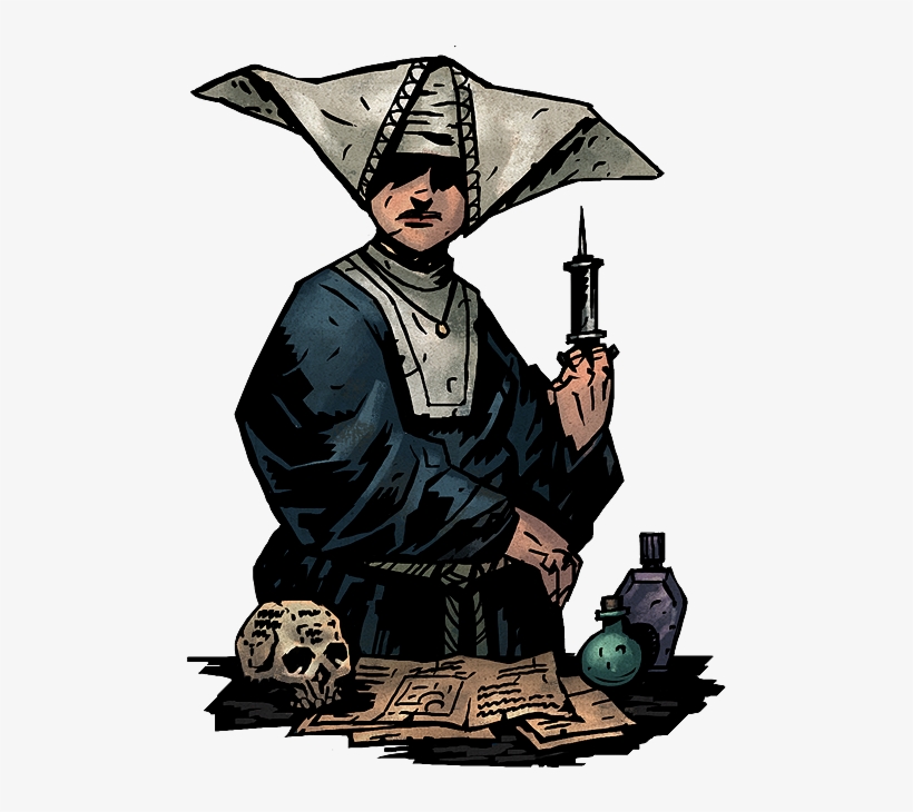 Sanitarium Character - Darkest Dungeon Medic, transparent png download