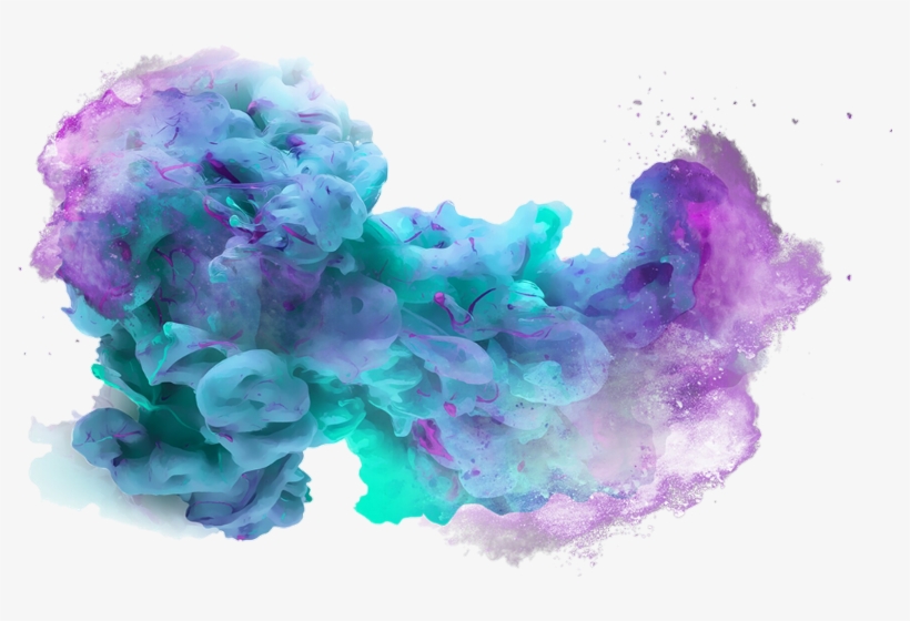 Blue And Purple Smoke, transparent png download