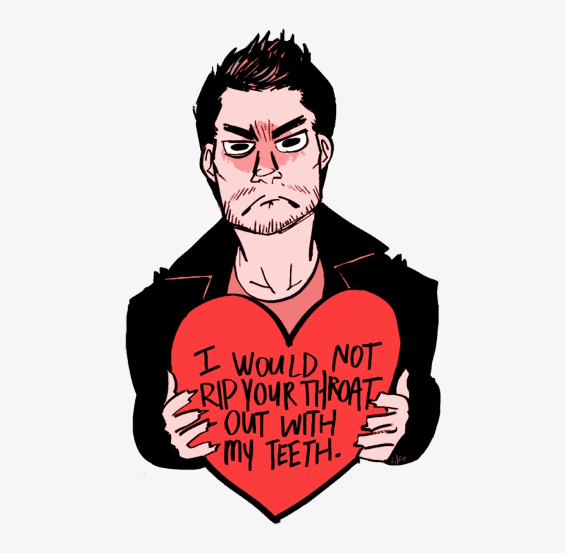 Tumblr Valentines Cards Teen Wolf Download - Derek Hale, transparent png download