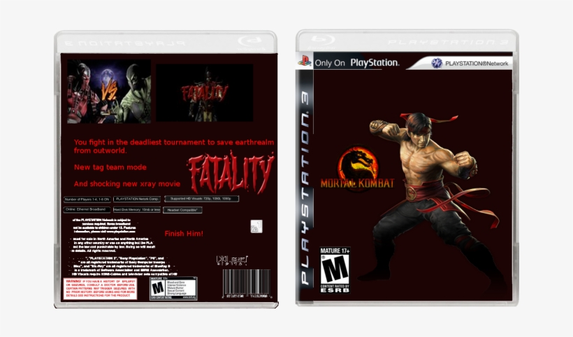 Mortal Kombat Box Art Cover - Electronic Arts The Saboteur Ps3, transparent png download