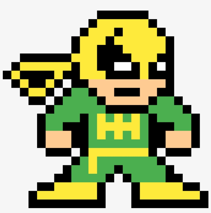 Iron Fist - Iron Fist Pixel Art, transparent png download