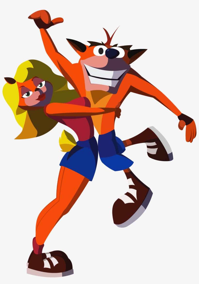 Crash And Tawna By Doctor-g Crash Bandicoot, Cartoons, - Crash And Tawna Bandicoot, transparent png download