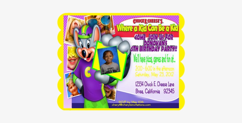 Cheese Birthday Party Keepsake Bottle Invitation & - Chuck E Cheese Cute, transparent png download