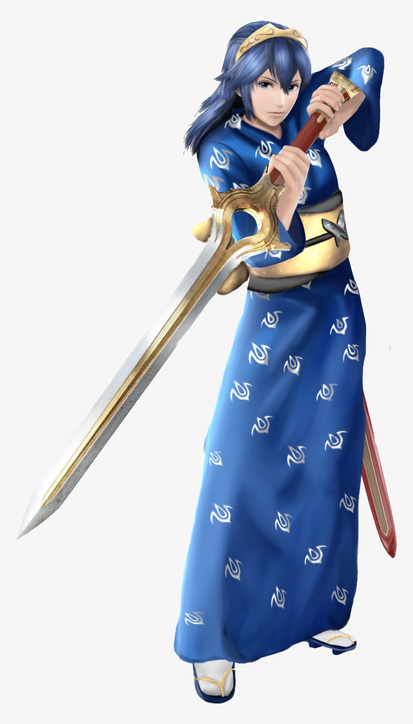 Yukata Lucina By Makoto Blue-d7yiomv - Nudist Lucina Fire Emblem, transparent png download