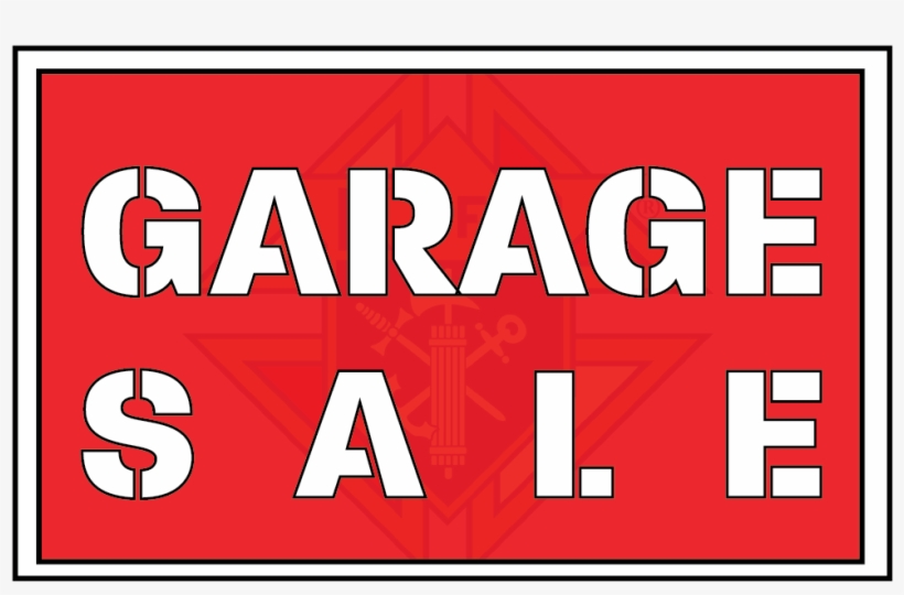 Notice Of Garage Sale - Garage Sale, transparent png download