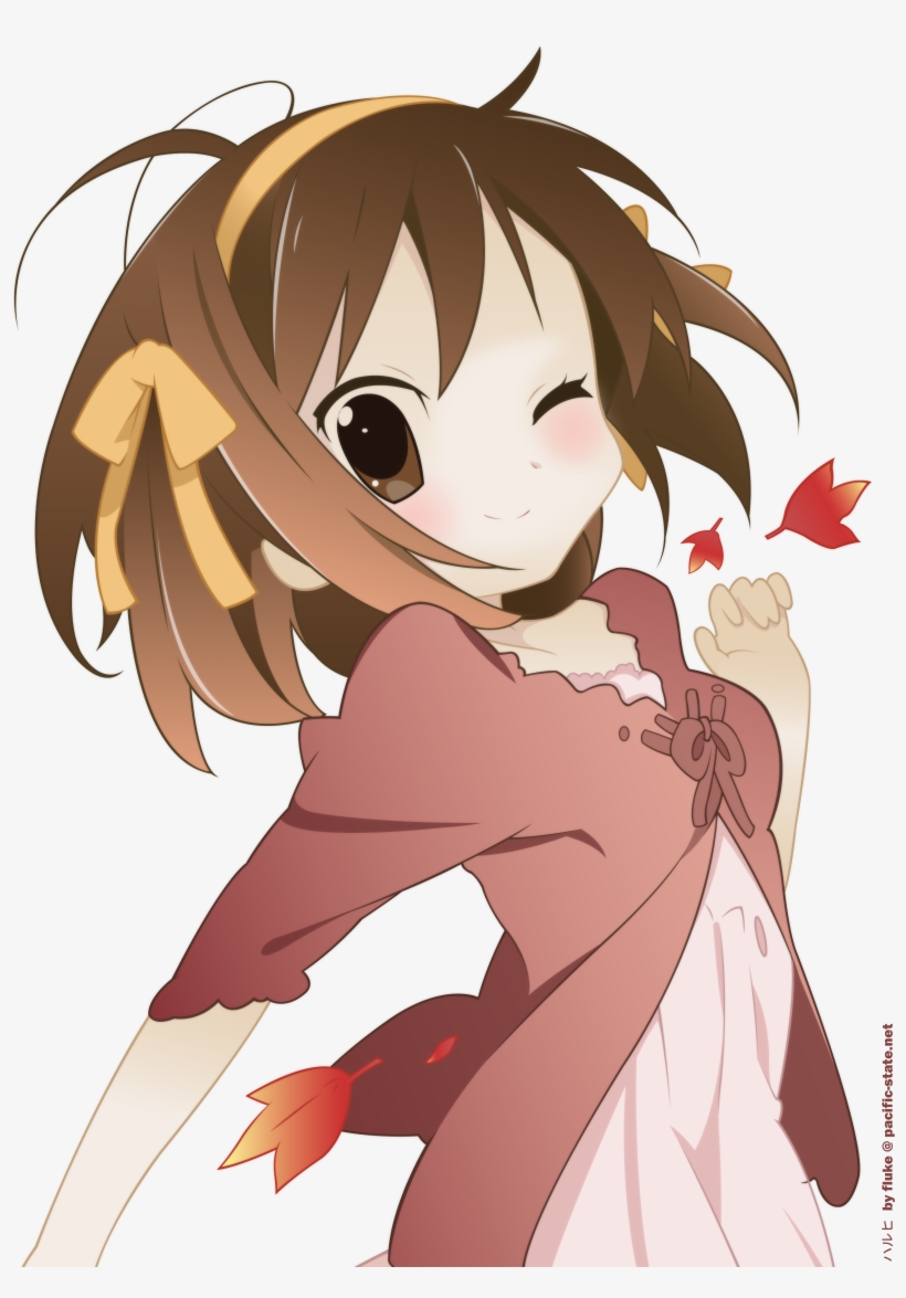 Download Png - Haruhi Suzumiya Vector, transparent png download