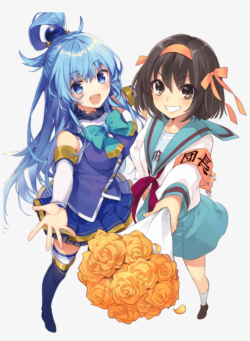 Mediaaqua & Haruhi - Suzumiya Haruhi, transparent png download