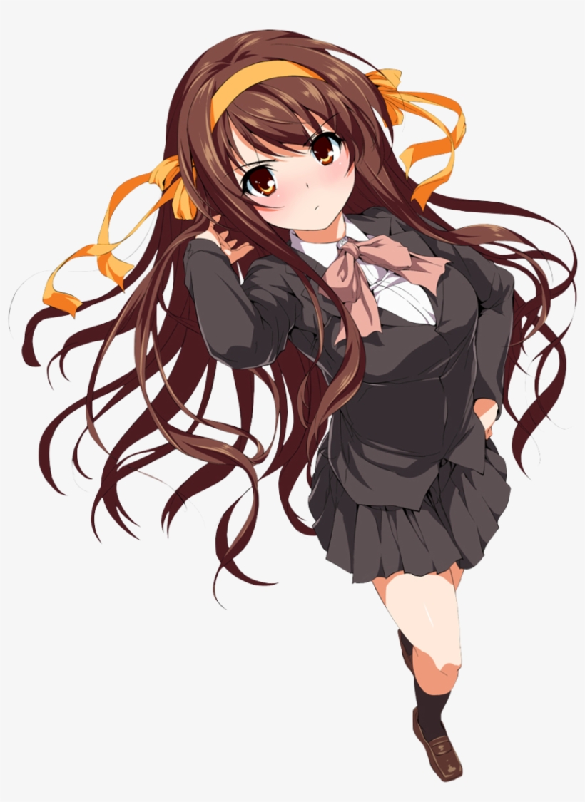 19 Feb 2011 - Haruhi Suzumiya Long Hair, transparent png download