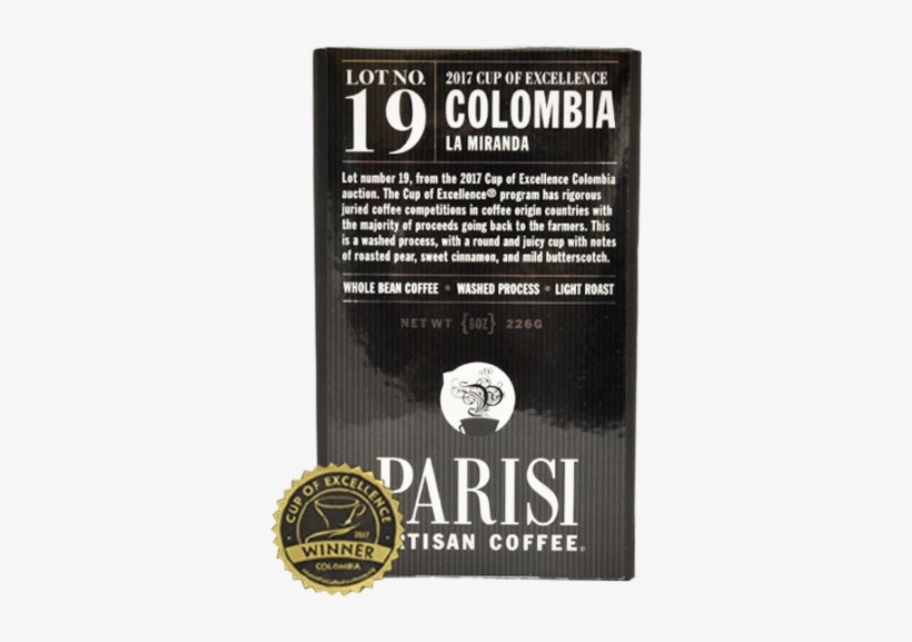 2017 Cup Of Excellence Colombia La Miranda - Cup Of Excellence, transparent png download