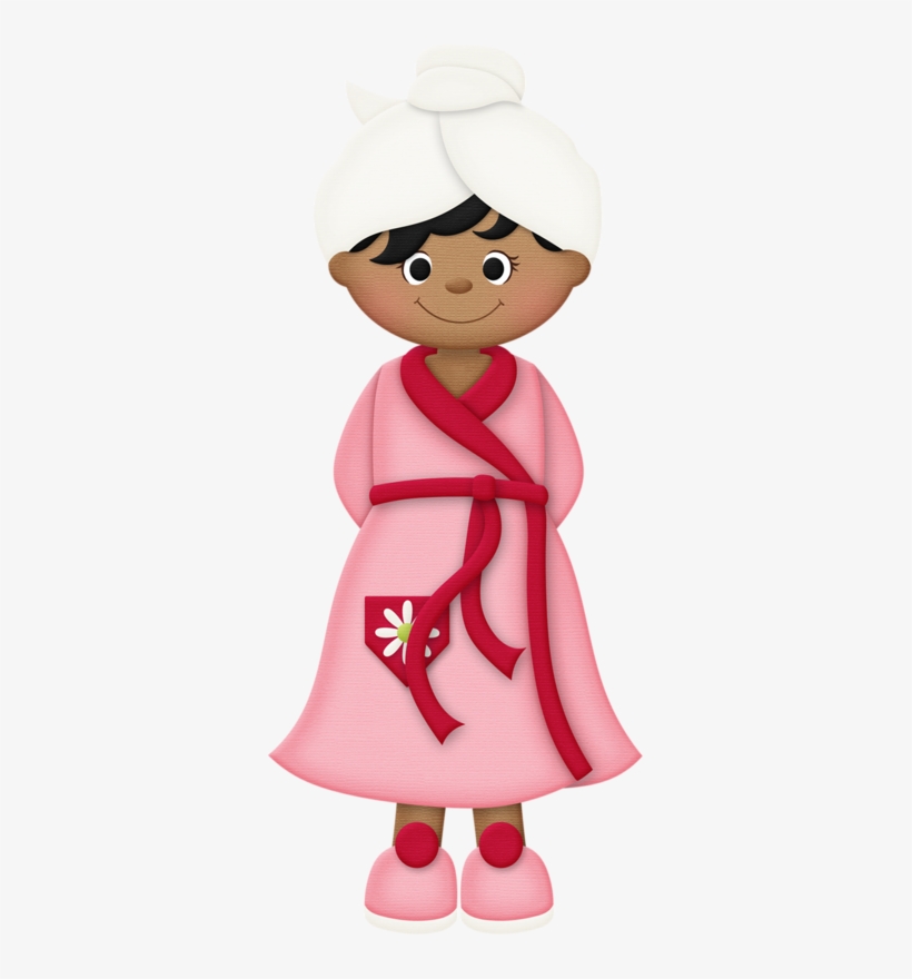 Adult In Bath Robe Clip Art - Beauty Salon, transparent png download
