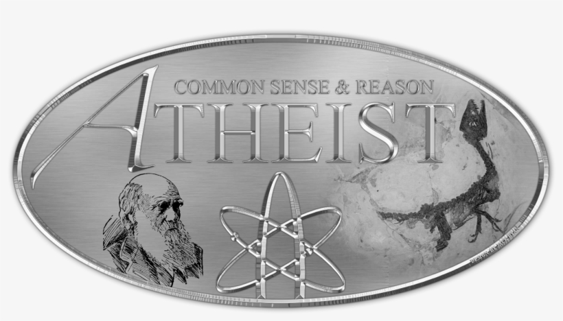 Atheist Logo Chrome - Atheism, transparent png download