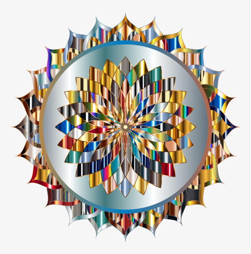 Mandala Line Art Symmetry Abstract Art - Art, transparent png download