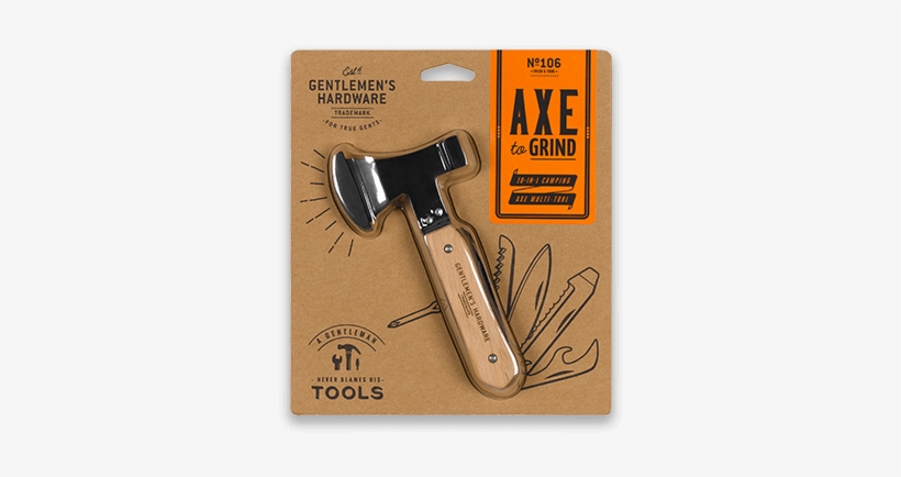 Axe Multi-tool - Gentlemen's Hardware Axe Multitool, transparent png download