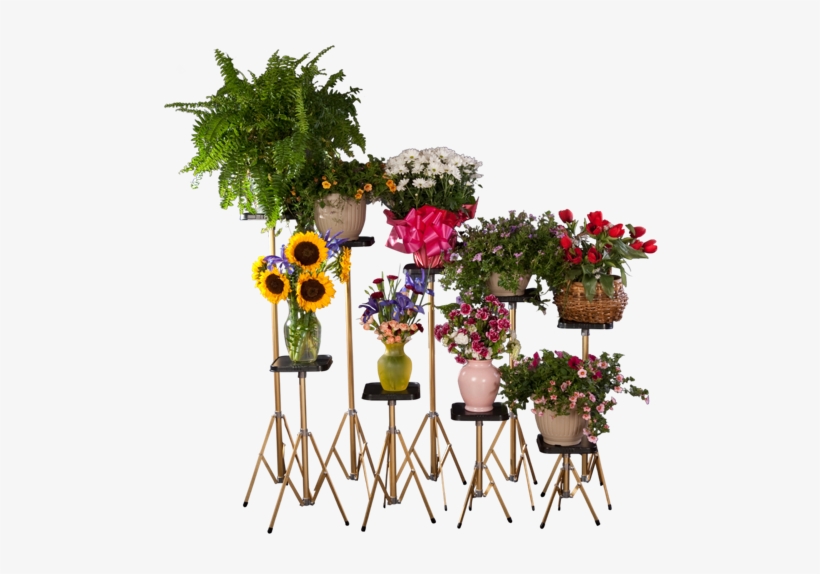 Basic Small Top Stand Value Bundle With Flower Arrangements - Flower Arrangement With Stand Png, transparent png download