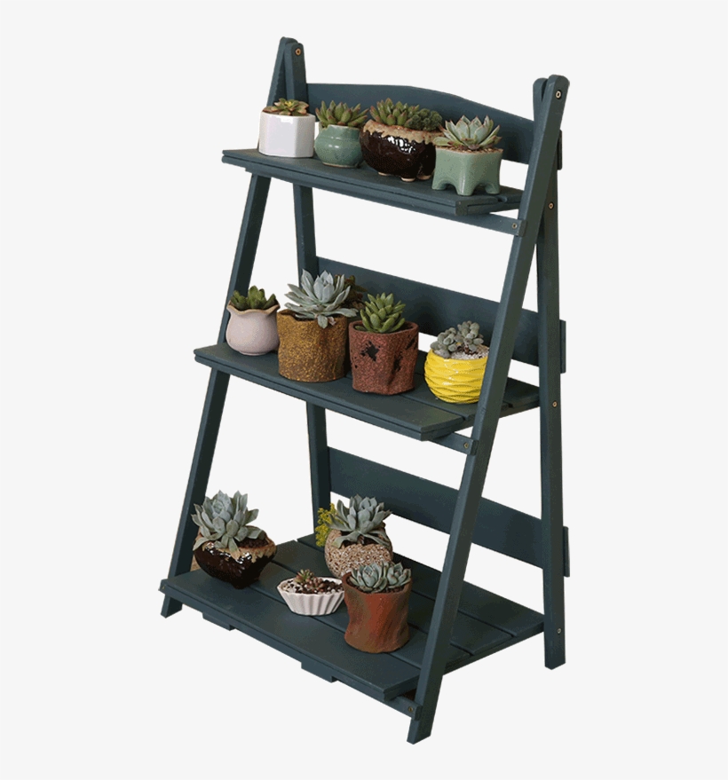 Solid Wood Flower Stand Living Room Nordic Fleshy Green - Flowerpot, transparent png download