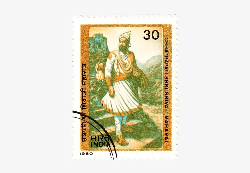 Postal Stamp Of Shivaji Maharaj, transparent png download