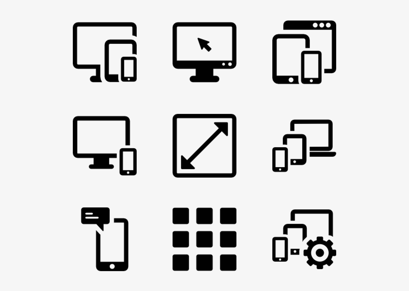 Responsive Web - Home Appliances Vector Png, transparent png download