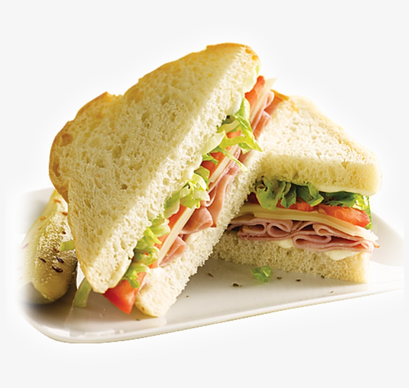 Deli Sandwich With White Bread PNG Image Transparent PNG Free