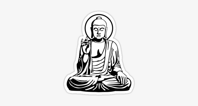 Young Buddha No - Buddha Black & White, transparent png download