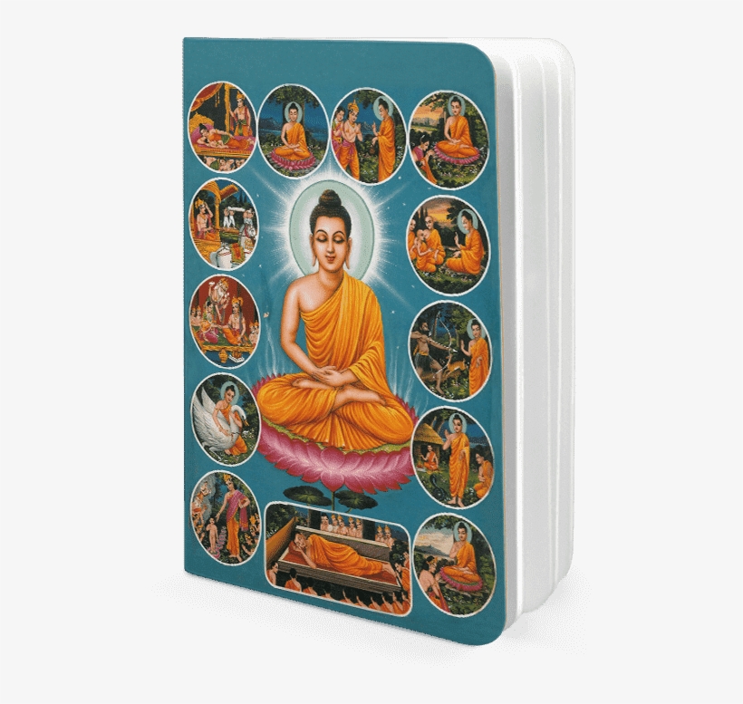Dailyobjects Indian Mythology Buddha A5 Notebook Plain - Gautama Buddha, transparent png download