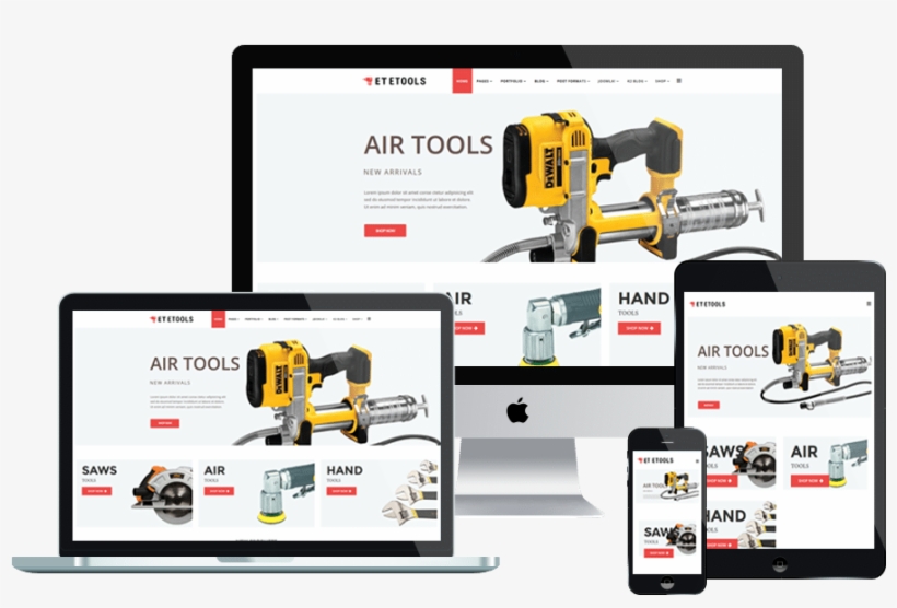 Et Etools Responsive - Dewalt - 18v Xr Li-ion Grease Gun, transparent png download