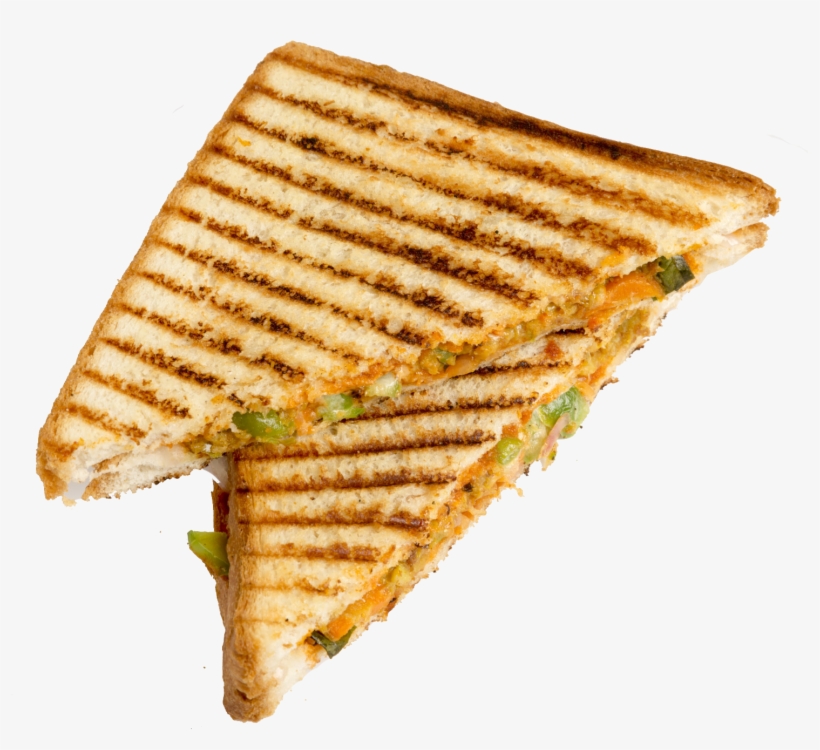 Grill Veg Sandwich - Vegetable Sandwich, transparent png download