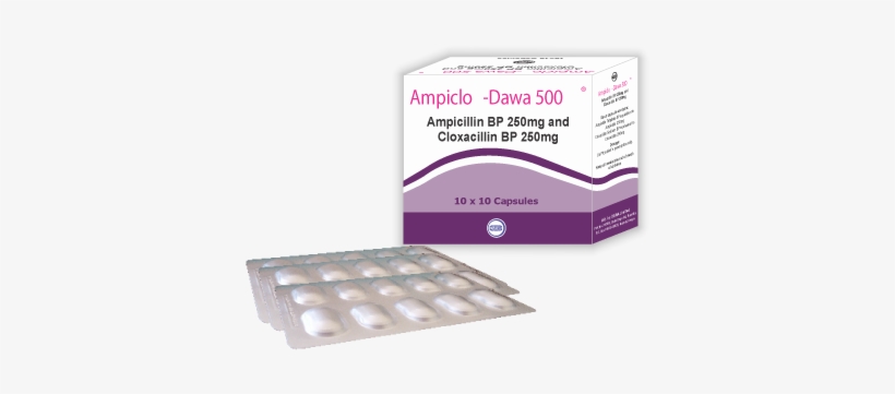 Ampiclo-dawa 500 Capsules - Dawa Pharmaceuticals, transparent png download