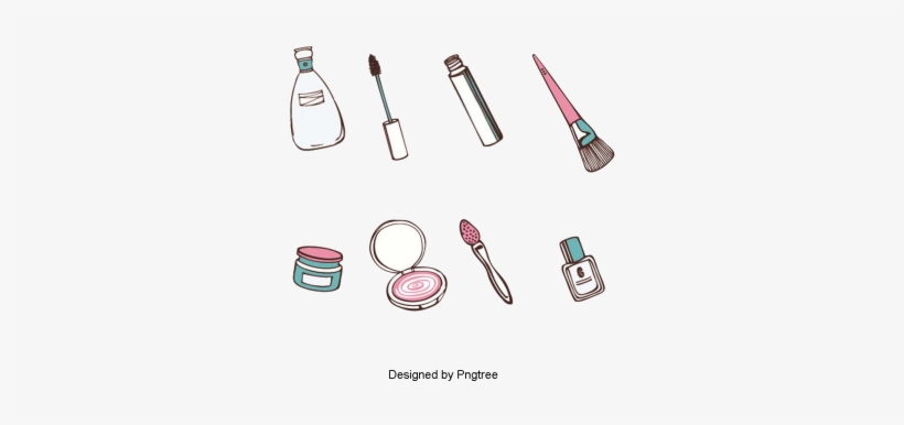 Cartoon Handpainted Simple Cosmetic Icon Design, Cartoon, - Portable Network Graphics, transparent png download