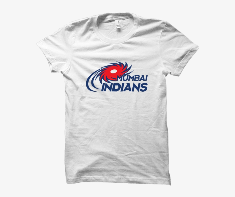 Mumbai Indians -half Sleeve White - Mockup, transparent png download