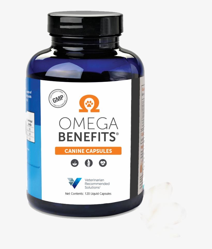 Canine Omega Benefits Capsules - Dietary Supplement, transparent png download