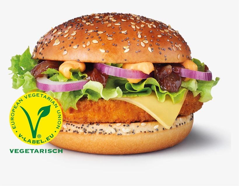 Veggie Homestyle Crispy Chicken - Vegetarische Kip Burger Mcdonalds, transparent png download