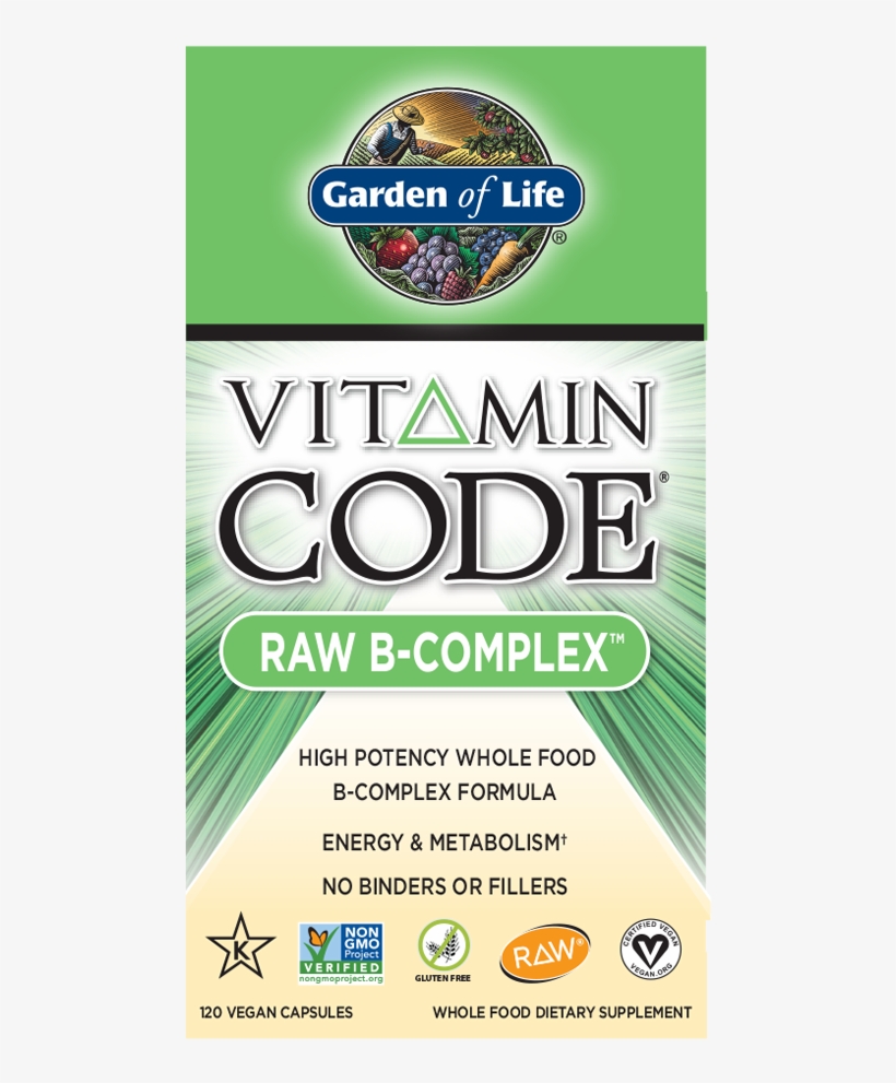 Garden Of Life Vitamin Code B, transparent png download