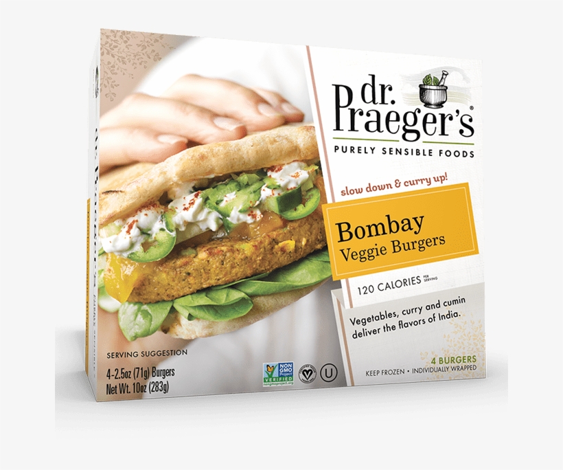 Praeger's Bombay Veggie Burgers - Dr Praeger's Veggie Burgers, transparent png download