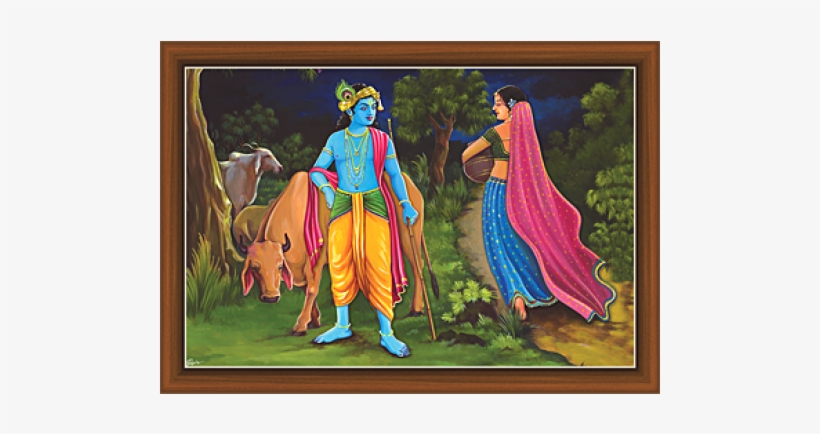 Radha Krishna Paintings - Radha Krishna, transparent png download