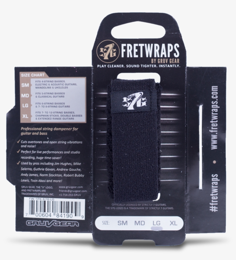 S7g Fretwraps - Gruv Gear Fretwrap Lg, transparent png download