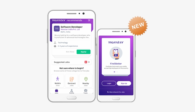 Download Job Search Mobile App - Larson Oslo Matras Traagschuim 28cm Dik, transparent png download