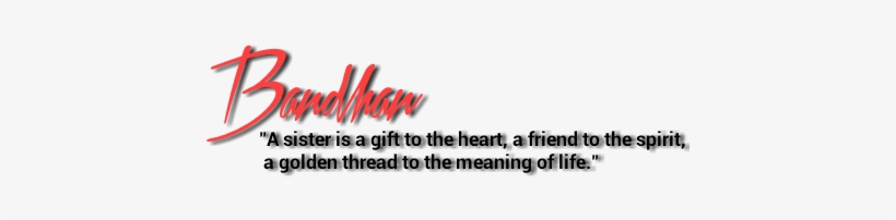 Raksha Bandhan Pngs - Raksha Bandhan Text For Sis Png, transparent png download