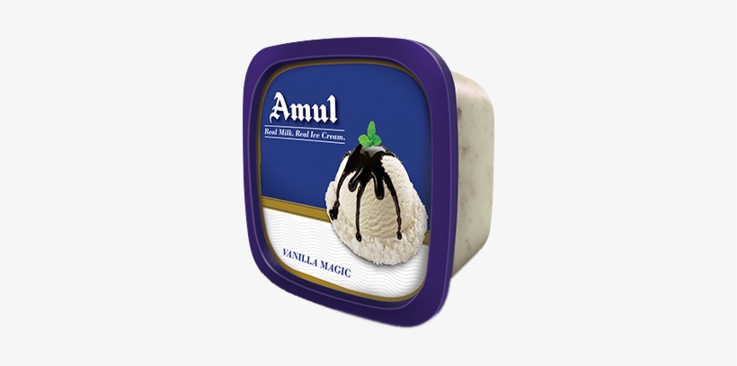 Amul Ice Cream -vanila Magic - Amul Vanilla Ice Cream, transparent png download