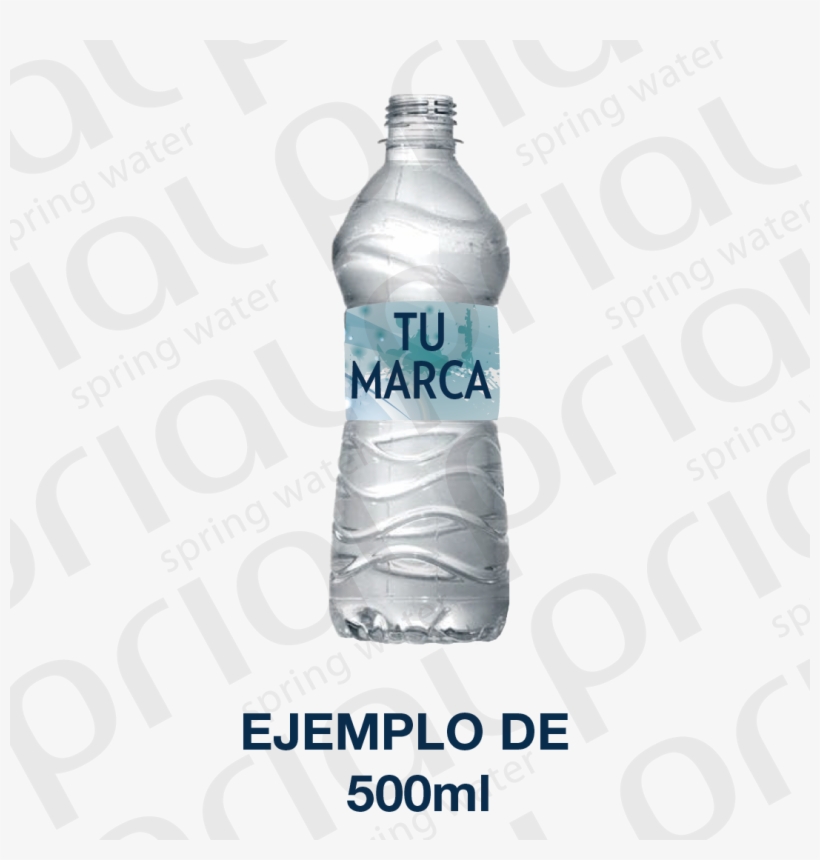 Ejemplo De 500ml Www - Water Bottle, transparent png download